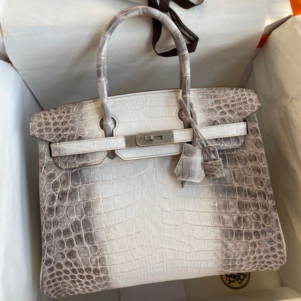 Niloticus crocodile retourné himalaya kelly bag new arrivals