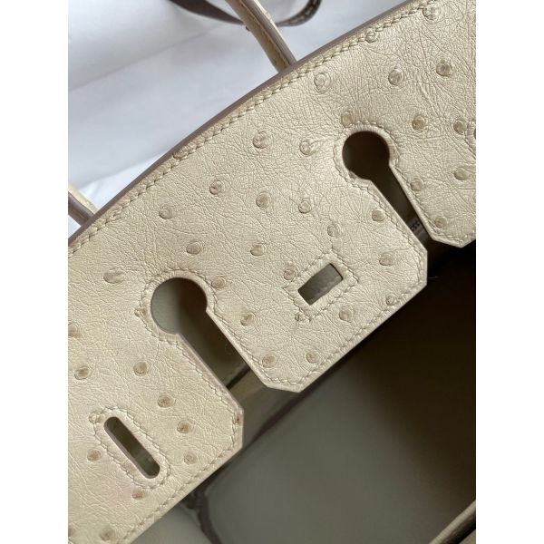 Replica Hermes Birkin 25 Retourne Handmade Bag In Parchemin