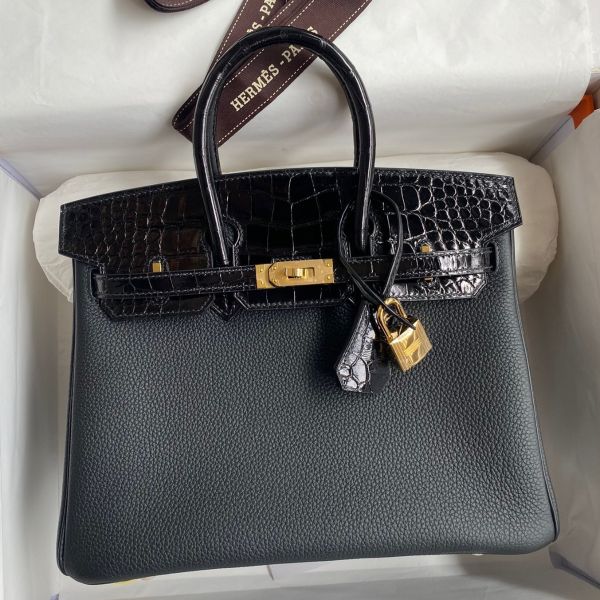 Black alligator birkin bag new arrivals