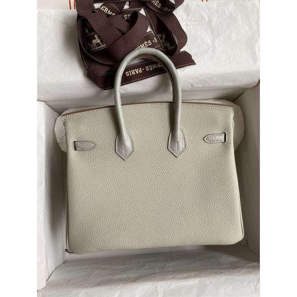 Hermes grey bag top