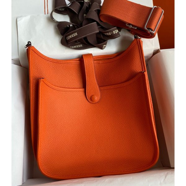 Hermes evelyne bag orange clearance