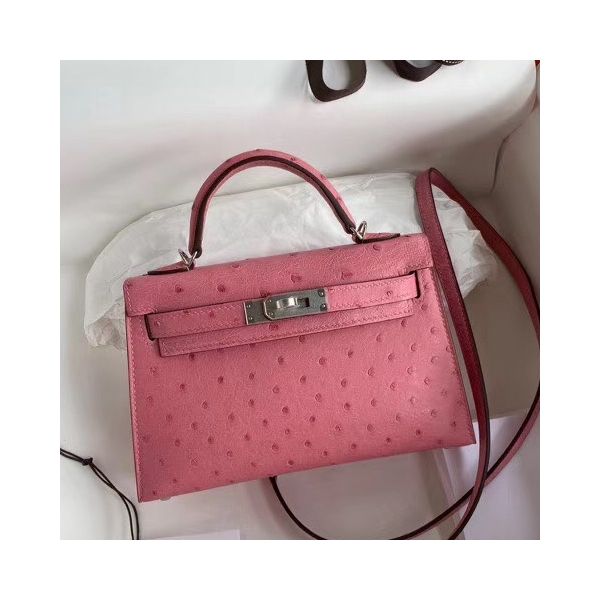 Replica Hermes Kelly Mini II Handmade Bag In Terre Cutie