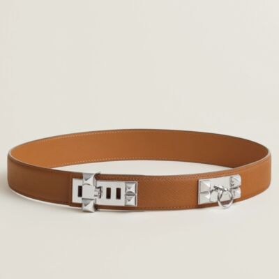 Hermes Collier de Chien 32 Belt in Gold Epsom Calfskin