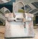 Hermes Birkin 30 Bag In Himalaya Niloticus Crocodile Skin
