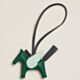 Hermes Rodeo Pegase PM Bag Charm in Green/Ardoise/Celeste Lambskin