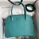 Hermes Bolide 1923 27 Handmade Bag in Blue Paon Epsom Calfskin