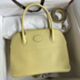 Hermes Bolide 1923 27 Handmade Bag in Jaune Poussin Epsom Calfskin