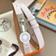 Hermes Kelly Garden Party 18 Belt in Mauve Pale Epsom Calfskin