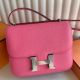 Hermes Constance 18 Handmade Bag in Rose Azalee Epsom Calfskin