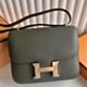 Hermes Constance 18 Handmade Bag in Vert Gris Epsom Calfskin