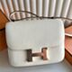 Hermes Constance 18 Handmade Bag in Nata Swift Calfskin