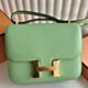 Hermes Constance 18 Handmade Bag in Vert Criquet Swift Calfskin