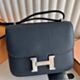Hermes Constance III Mini 18 Mirror Bag in Blue Nuit Epsom Calfskin
