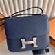 Hermes Constance III Mini 18 Mirror Bag in Blue Saphir Epsom Calfskin