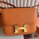 Hermes Constance III Mini 18 Mirror Bag in Orange Epsom Calfskin