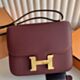 Hermes Constance III Mini 18 Mirror Bag in Rouge H Epsom Calfskin