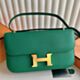 Hermes Constance Elan 23 Handmade Bag in Vert Vertigo Epsom Calfskin