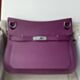 Hermes Jypsiere 28 Handmade Bag in Anemone Clemence Leather