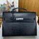 Hermes Kelly Depeche 38 Briefcase in Black Crocodile Porosus Skin