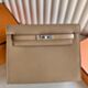 Hermes Kelly Danse II Bag in Chai Evercolor Calfskin