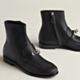 Hermes Kelsy Ankle Boots in Black Calfskin