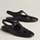 Hermes Kim Slingbacks in Black Ghillies Nappa Leather