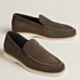 Hermes Men's Low Loafers in Ecorce Suede Leather