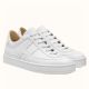 Hermes Boomerang Sneakers In White Epsom Leather