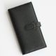 Hermes Bearn Long Handmade Wallet in All Black 
