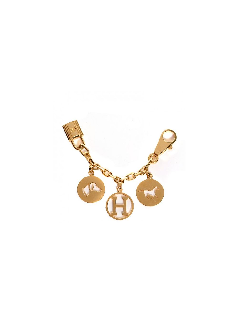 Replica Hermes Gold Breloque Bag Charm