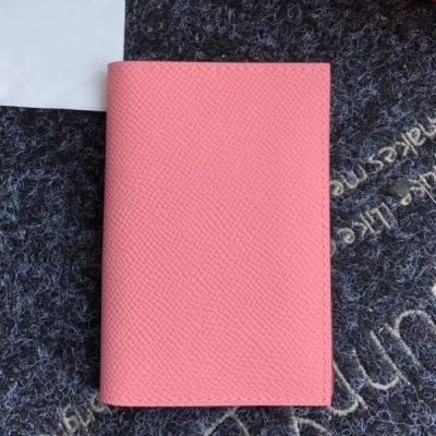 Hermes MC² Euclide Card Holder In Pink Epsom Leather