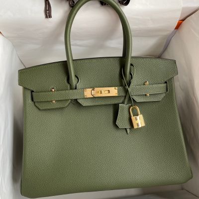 Hermes Birkin 30 Retourne Handmade Bags In Nata Clemence Leather