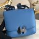 Hermes 2002 20cm Bag In Blue Paradise Evercolor Calfskin