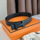 Hermes Constance Reversible Belt 32MM in Epsom Leather with Black Buckle