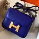 Hermes Constance 18 Handmade Bag In Blue Electric Epsom Leather