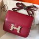 Hermes Constance 18 Handmade Bag In Ruby Epsom Leather