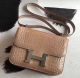 Hermes Constance 24 Handmade Bag In Poussiere Niloticus Crocodile