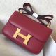 Hermes Constance 24 Handmade Bag In Ruby Epsom Leather