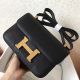 Hermes Constance 24 Handmade Bag In Black Epsom Leather