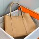 Hermes Garden Party 36 Bag In Chai Clemence Leather 