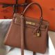 Hermes Kelly 28cm Bag In Gold Clemence Leather GHW