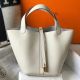 Hermes Picotin Lock 22 Bag In Beton Clemence Leather