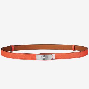 Hermes Kelly 18 Belt In Orange Epsom Leather